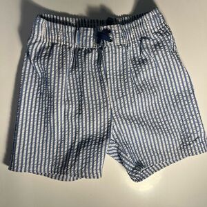Rugged Butts boys, Blue and White Striped Shorts